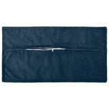 Vidaxl kussensloop 12 st houten marineblauw 40 x 80 cm corduroy