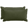 Vidaxl kussensloop 2 st houten groen 40 x 80 cm corduroy