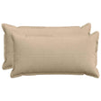 Vidaxl kussensloop 2 st houten taupe 40 x 80 cm corduroy