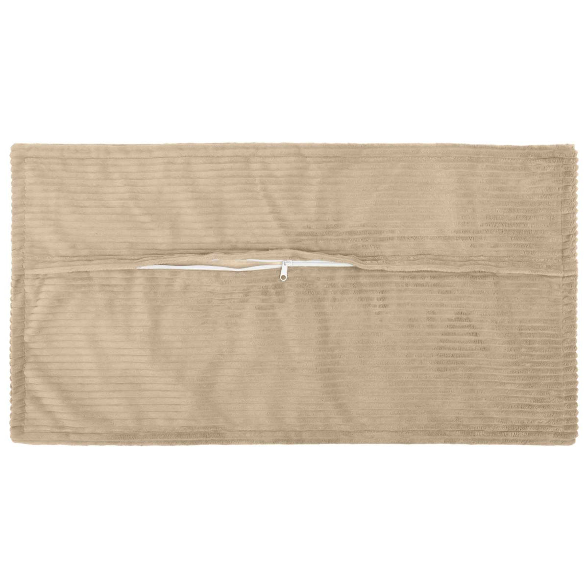 Vidaxl kussensloop 6 st houten taupe 40 x 80 cm corduroy
