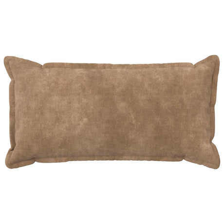 Vidaxl kussensloop 6 pcs houten taupe 40 x 80 cm microfiber fleece