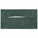 Vidaxl kussensloop 2 pcs houten zee blauw 40 x 80 cm microfiber fleece