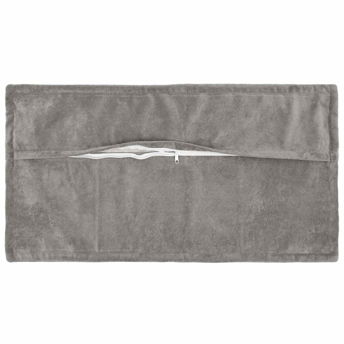 Vidaxl kussensloop 12 pcs houten lichtgrijs 40 x 80 cm