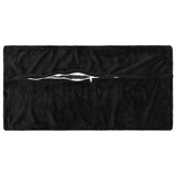 Vidaxl kussensloop 12 pcs houten zwart 40 x 80 cm flanel