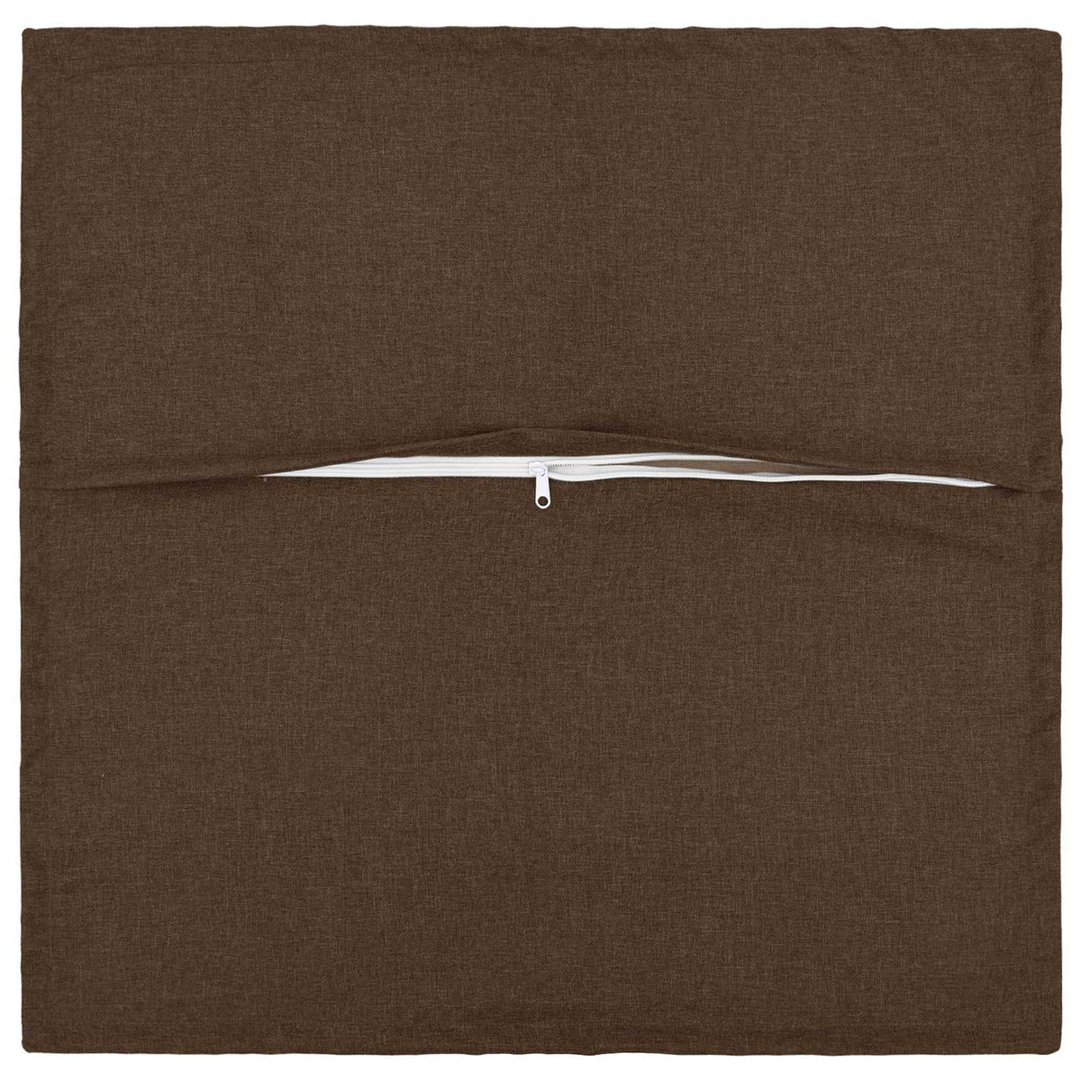 Vidaxl kussensloop 2 pcs houten bruin 45 x 45 cm faux linnen