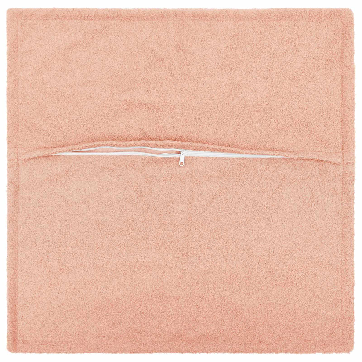 Vidaxl kussensloop 12 pcs houten roze 45 x 45 cm bouclé