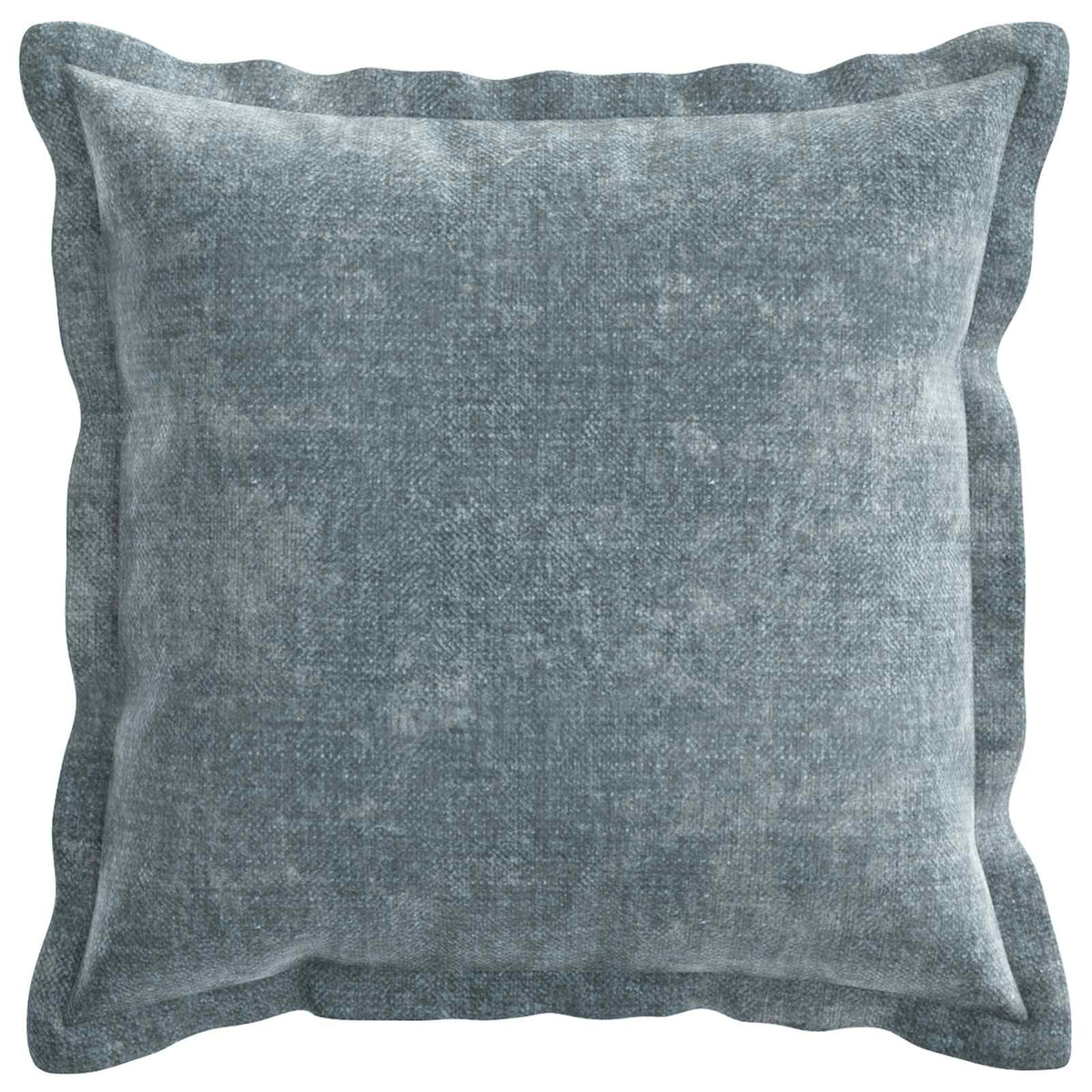 Vidaxl kussensloop 2 st houten lichtblauw 45 x 45 cm chenille stof