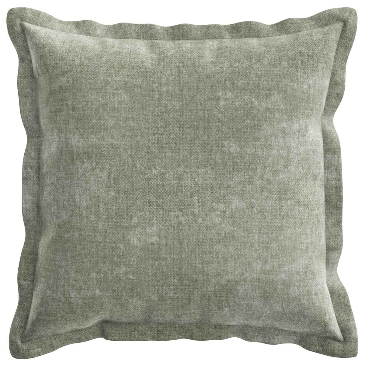 Vidaxl kussensloop 2 st houten groen 45 x 45 cm chenille stof