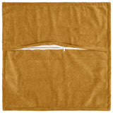 Vidaxl kussensloop 6 pcs houten geel 45 x 45 cm microfiber fleece