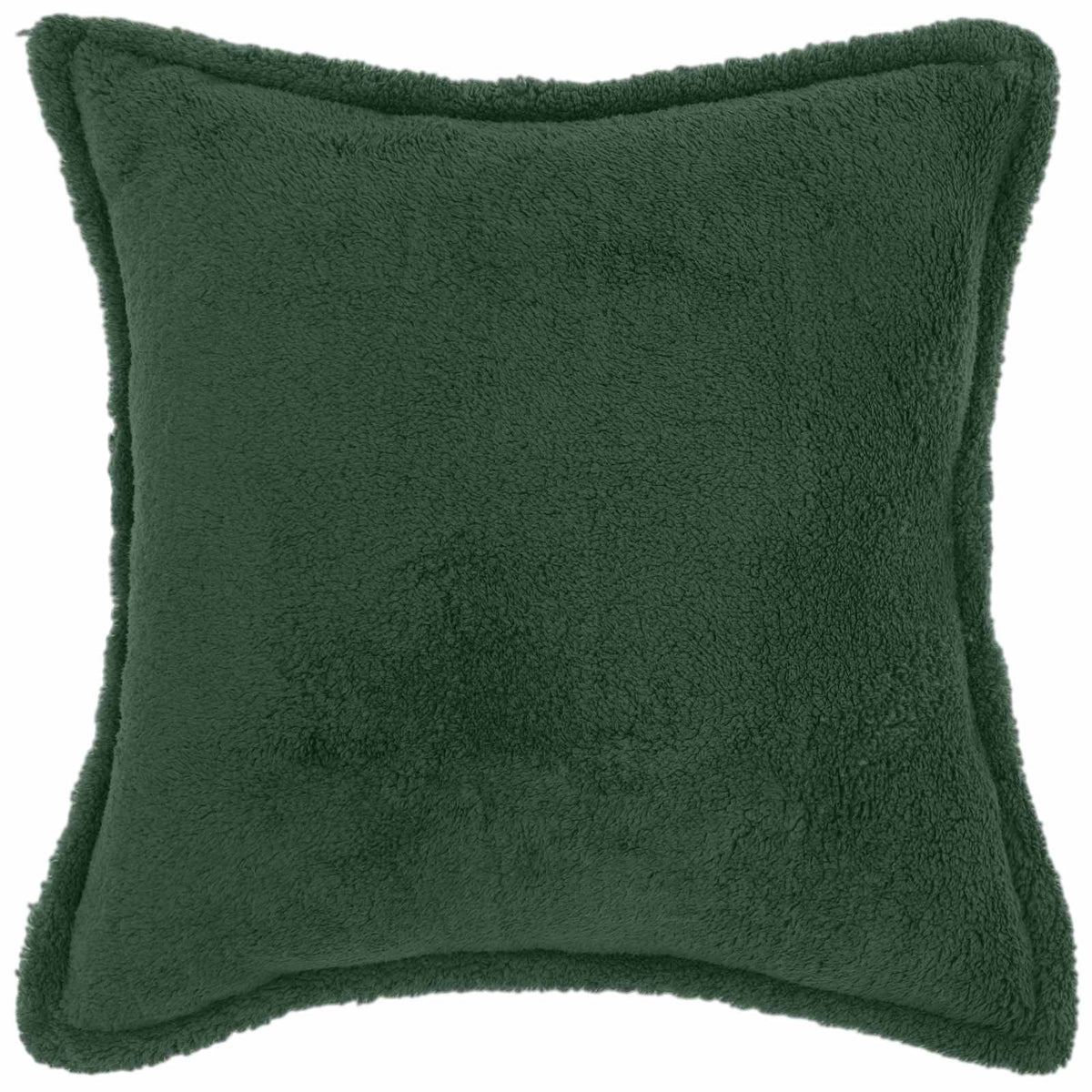 Vidaxl kussensloop 2 pcs houten donkergroen 45 x 45 cm bouclé