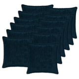 Vidaxl kussensloop 12 st houten marineblauw 45 x 45 cm