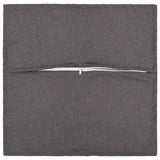 Vidaxl kussensloop 2 pcs houten lichtgrijs 50 x 50 cm faux linnen