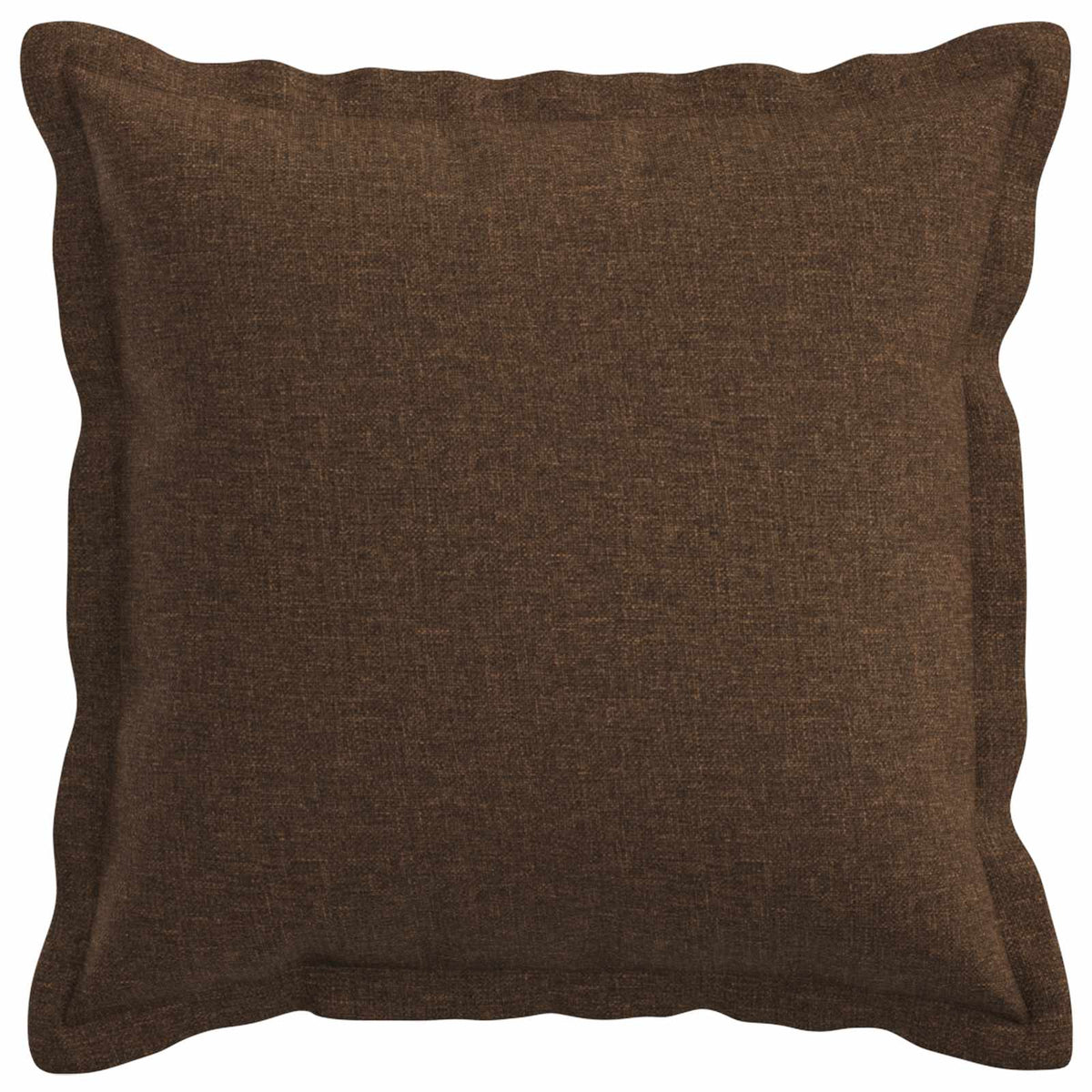 Vidaxl kussensloop 2 pcs houten bruin 50 x 50 cm faux linnen