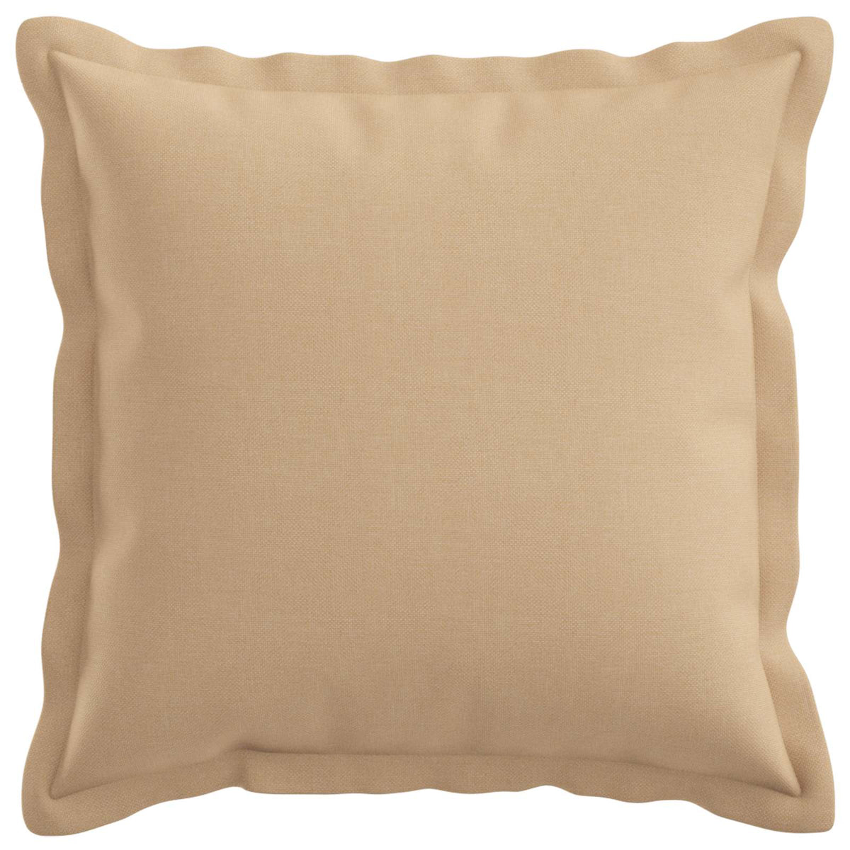 Vidaxl kussensloop 2 pcs houten crèmekleurig 50 x 50 cm faux linnen