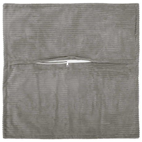 Vidaxl kussensloop 6 st houten lichtgrijs 50 x 50 cm corduroy