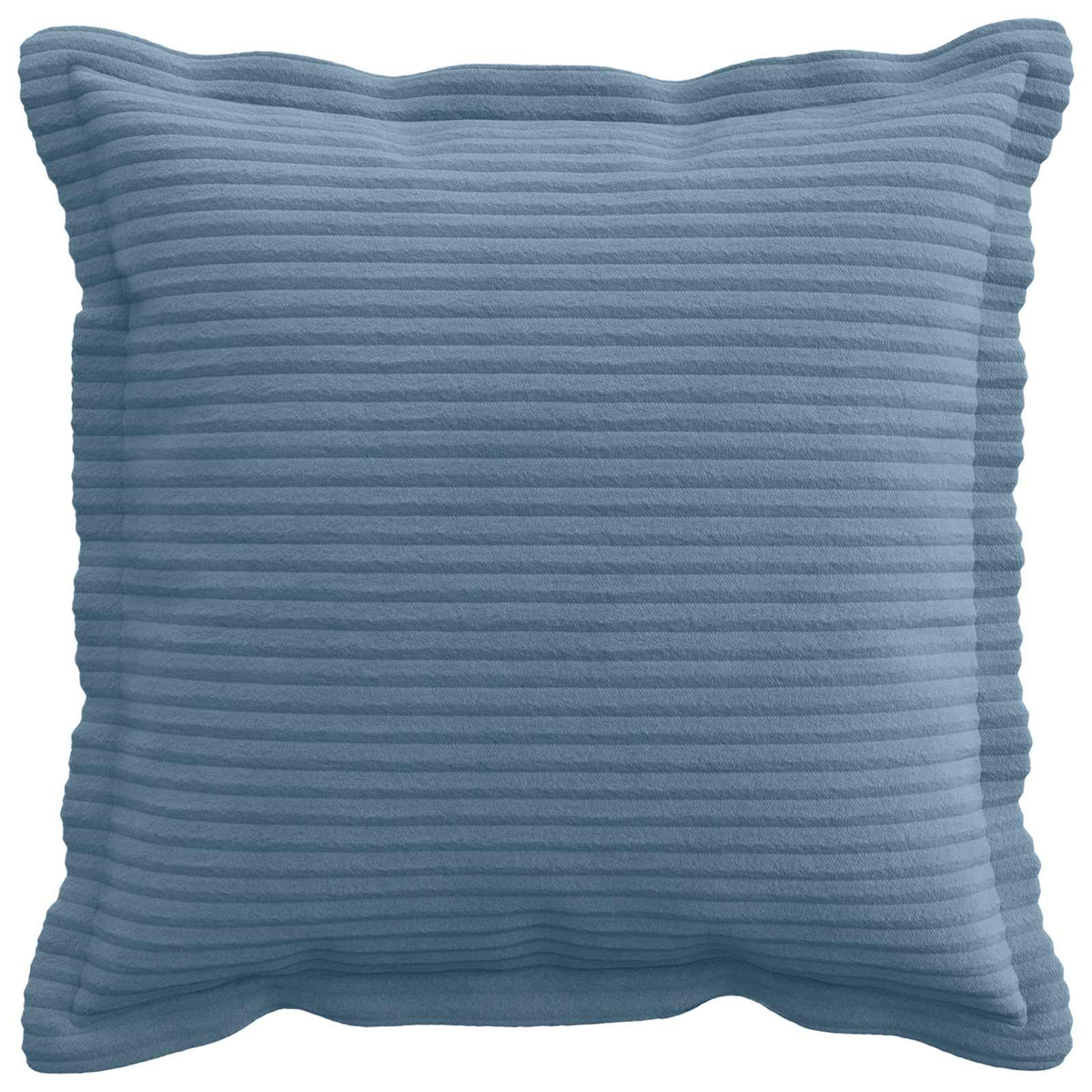 Vidaxl kussensloop 2 st houten blauw 50 x 50 cm corduroy