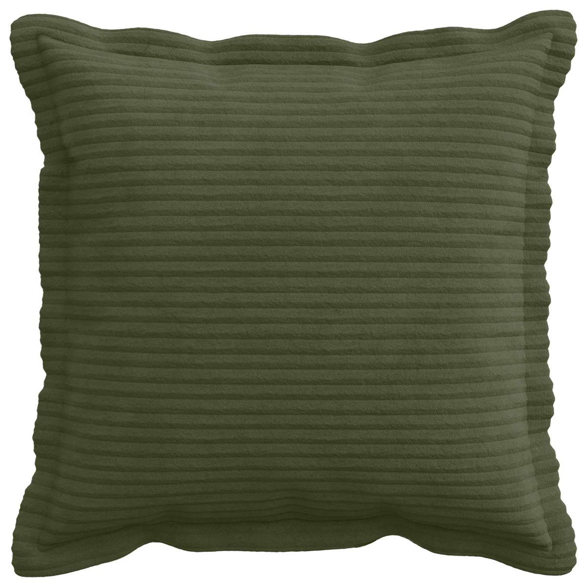 Vidaxl kussensloop 2 st houten groen 50 x 50 cm corduroy