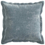 Vidaxl kussensloop 2 st houten lichtblauw 50 x 50 cm chenille stof