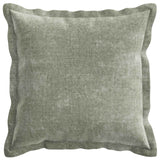 Vidaxl kussensloop 6 st houten groen 50 x 50 cm chenille stof