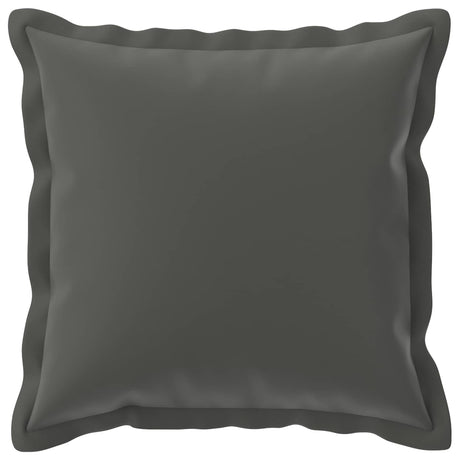 Vidaxl kussensloop 12 st houten antraciet 50 x 50 cm polyester