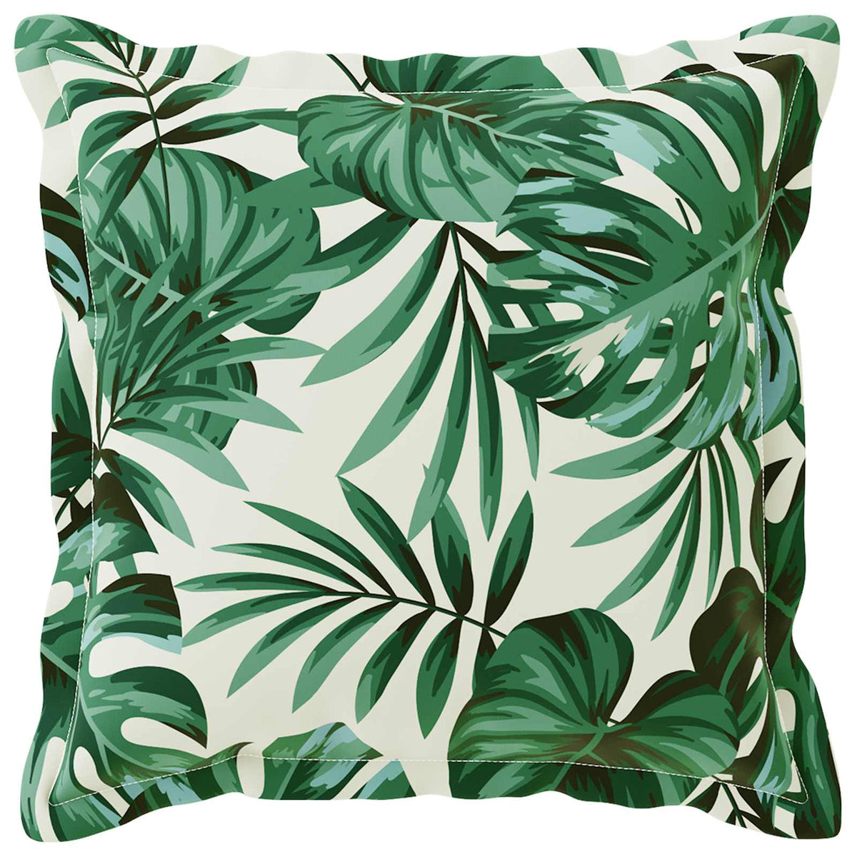 Vidaxl kussensloop 2 st houten bladpatroon 50 x 50 cm polyester