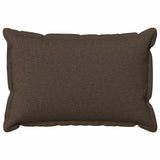 Vidaxl kussensloop 2 pcs houten taupe 50 x 70 cm faux linnen