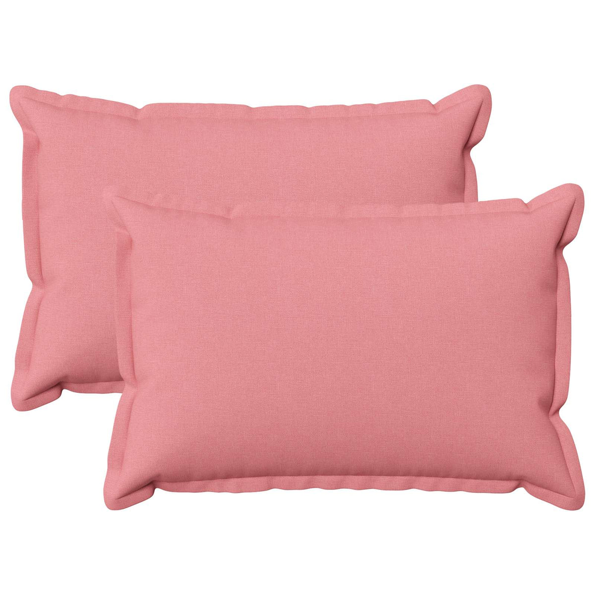 Vidaxl kussensloop 2 pcs houten roze 50 x 70 cm faux linnen