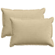 Vidaxl kussensloop 2 st houten lichtgroen grijs 50 x 70 cm corduroy