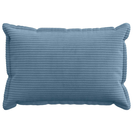 Vidaxl kussensloop 6 st houten blauw 50 x 70 cm corduroy