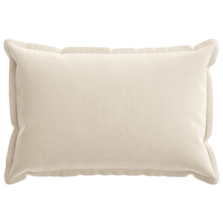 Vidaxl kussensloop 2 st houten crèmekleurig 50 x 70 cm chenille stof