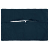 Vidaxl kussensloop 6 pcs houten blauw 50 x 70 cm microfiber fleece