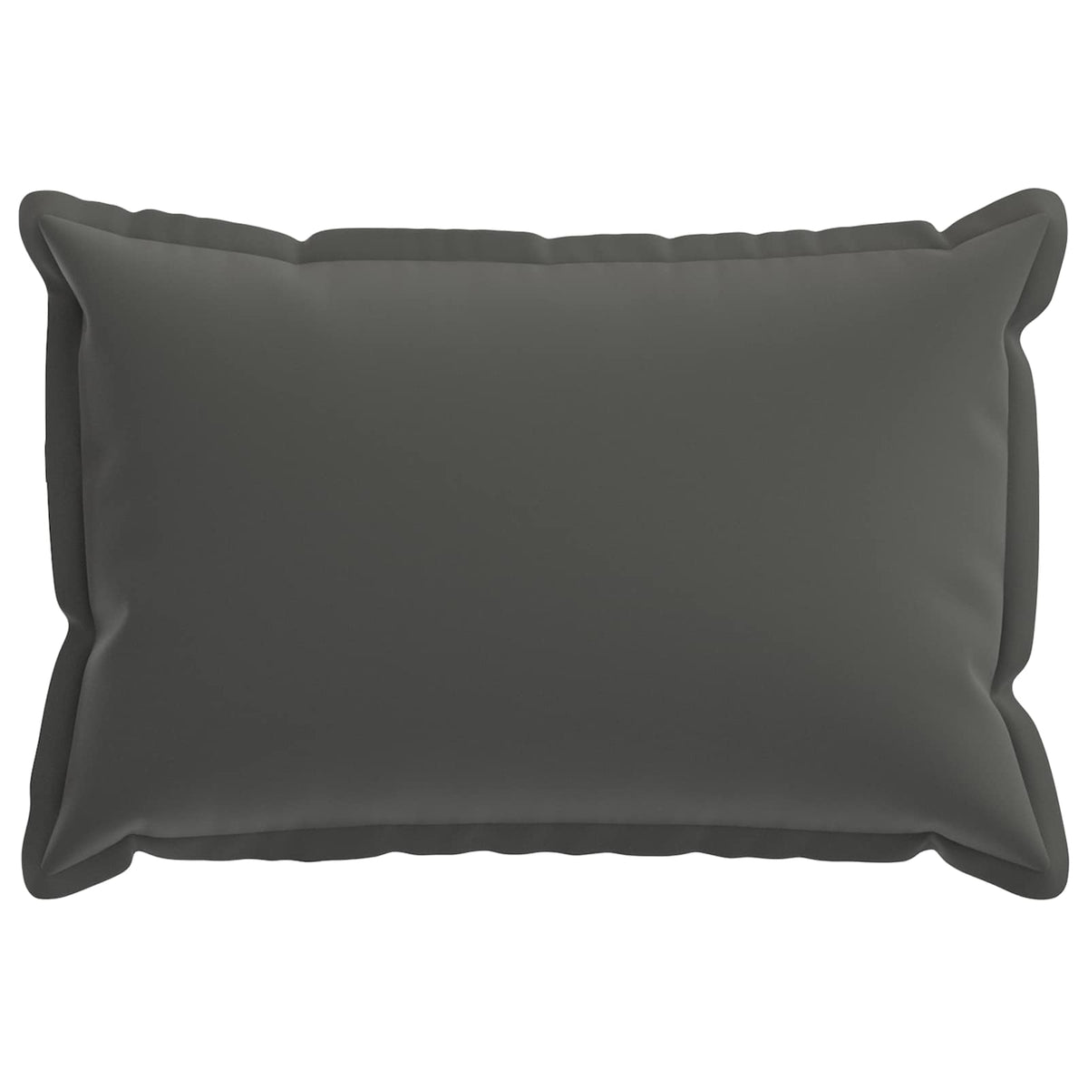 Vidaxl kussensloop 6 st houten antraciet 50 x 70 cm polyester