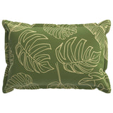 Vidaxl kussensloop 2 st houten bladontwerp 50 x 70 cm polyester