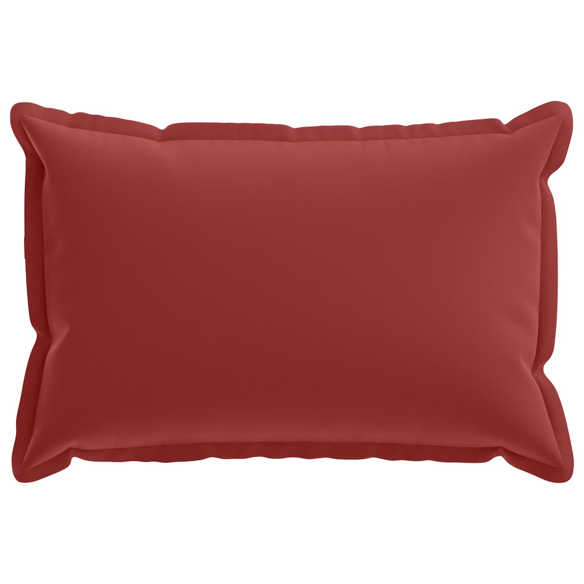 Vidaxl kussensloop 6 st houten wijnrood 50 x 70 cm polyester