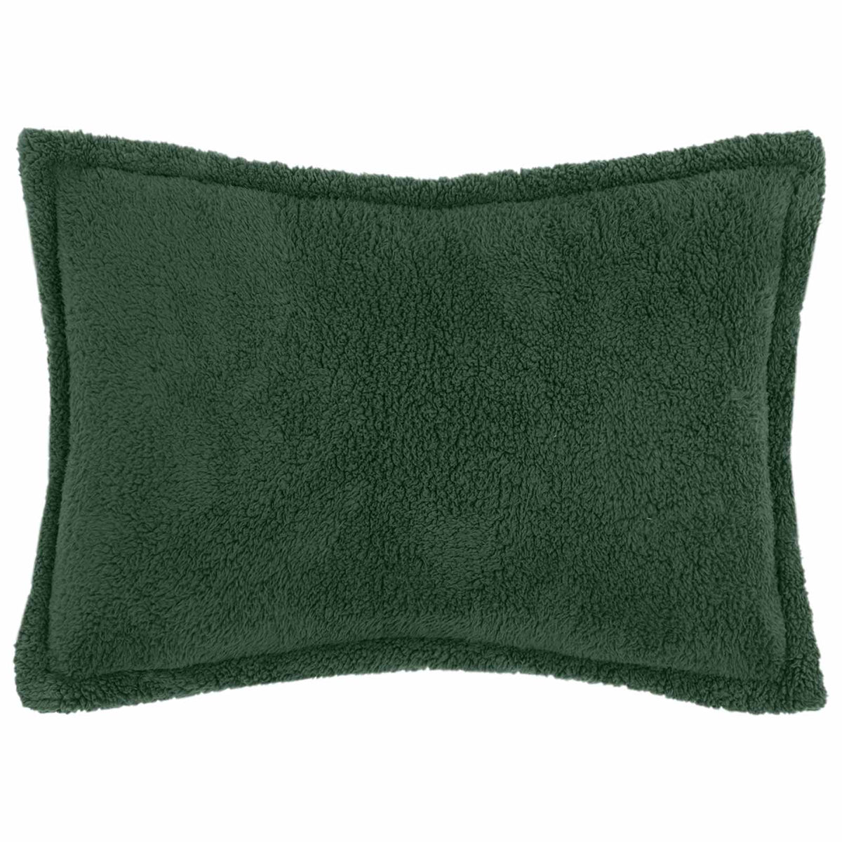 Vidaxl kussensloop 6 pcs houten donkergroen 50 x 70 cm bouclé