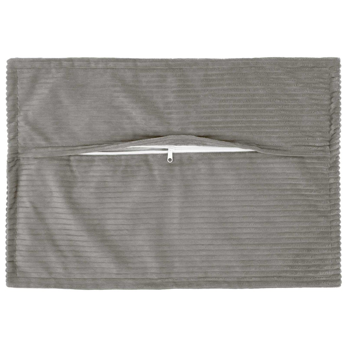 Vidaxl kussensloop 6 st houten lichtgrijs 50 x 75 cm corduroy
