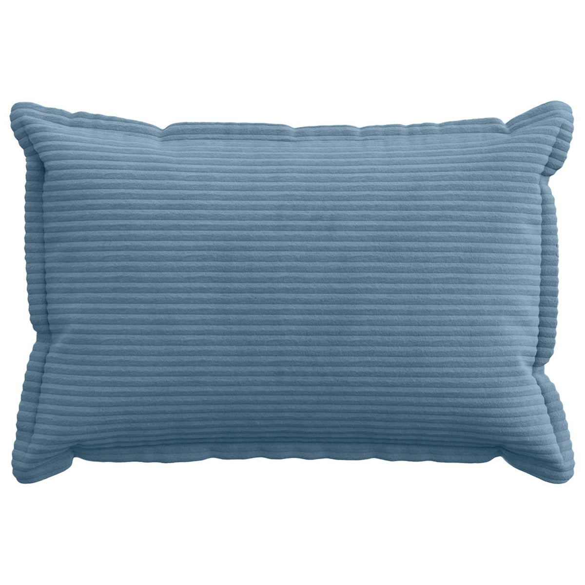 Vidaxl kussensloop 2 st houten blauw 50 x 75 cm corduroy