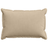 Vidaxl kussensloop 6 st houten taupe 50 x 75 cm corduroy