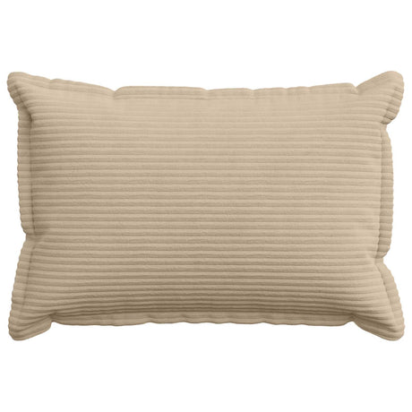 Vidaxl kussensloop 6 st houten taupe 50 x 75 cm corduroy