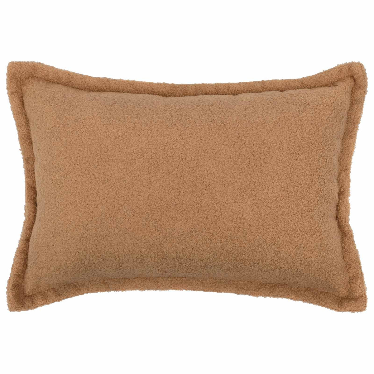 Vidaxl kussensloop 6 pcs houten beige 50 x 75 cm bouclé