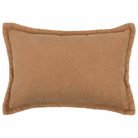 Vidaxl kussensloop 6 pcs houten beige 50 x 75 cm bouclé
