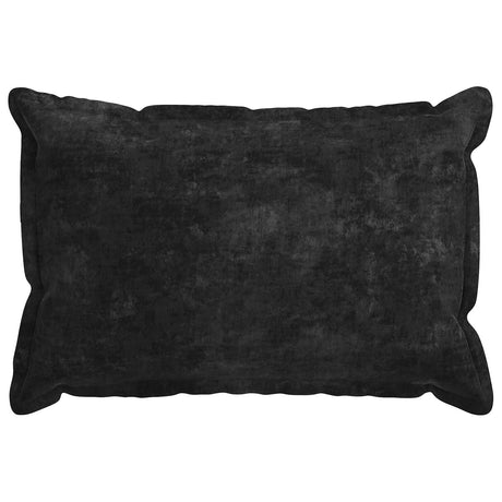Vidaxl kussensloop 2 st houten antraciet 50 x 75 cm chenille stof