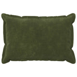 Vidaxl kussensloop 6 pcs houten groen 50 x 75 cm microfiber fleece