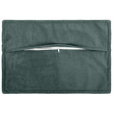 Vidaxl kussensloop 6 pcs houten zee blauw 50 x 75 cm microfiber fleece