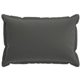 Vidaxl kussensloop 6 st houten antraciet 50 x 75 cm polyester