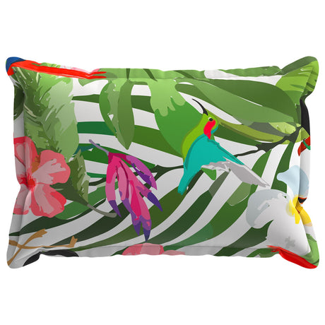 Vidaxl kussensloop 6 st houten meerkleurig 50 x 75 cm polyester