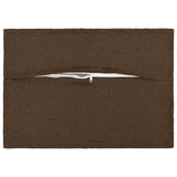 Vidaxl kussensloop 6 pcs houten bruin 50 x 80 cm faux linnen