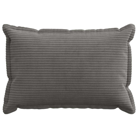 Vidaxl kussensloop 6 st houten donkergrijs 50 x 80 cm corduroy