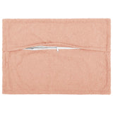Vidaxl kussensloop 6 pcs houten roze 50 x 80 cm bouclé