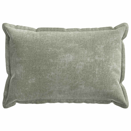 Vidaxl kussensloop 6 st houten groen 50 x 80 cm chenille stof